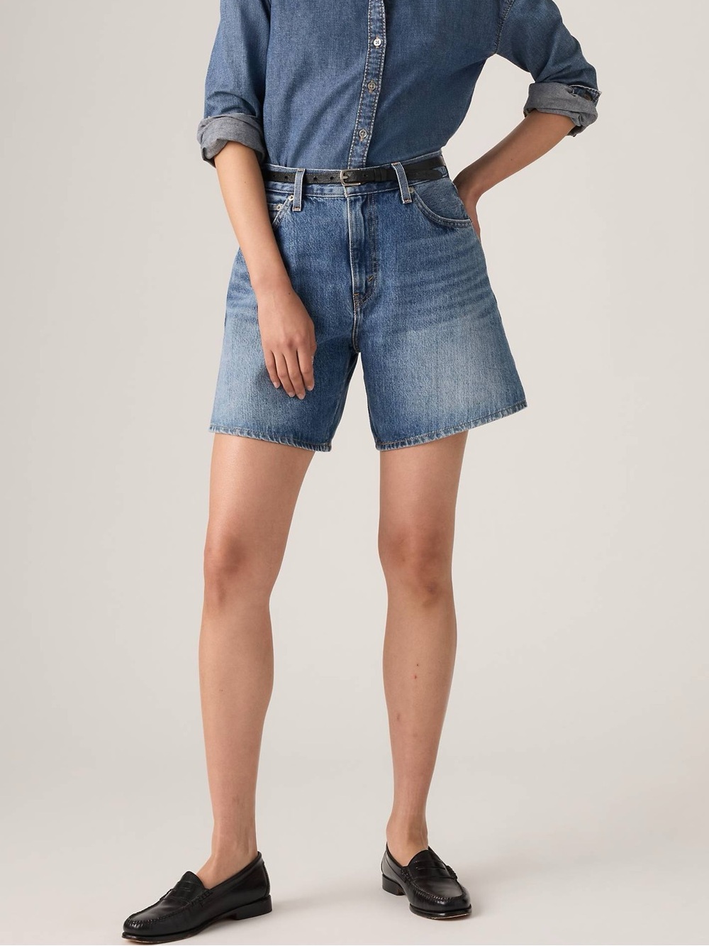 Levi’s High Rise Baggy Shorts